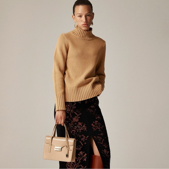 J. Crew Cotton Turtleneck Sweater - Picture 1 of 5